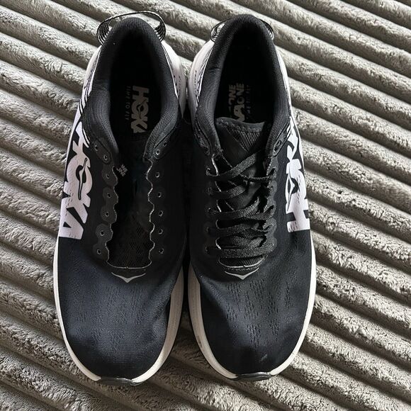 Hoka One One Carbon X Black Nimbus Cloud Running Shoes Women Size US 9.5 - Picture 6 of 10